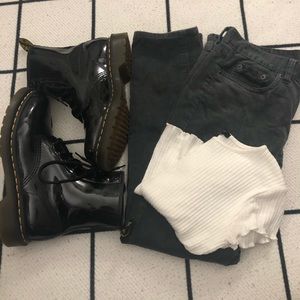 J.Crew Gray corduroy pants